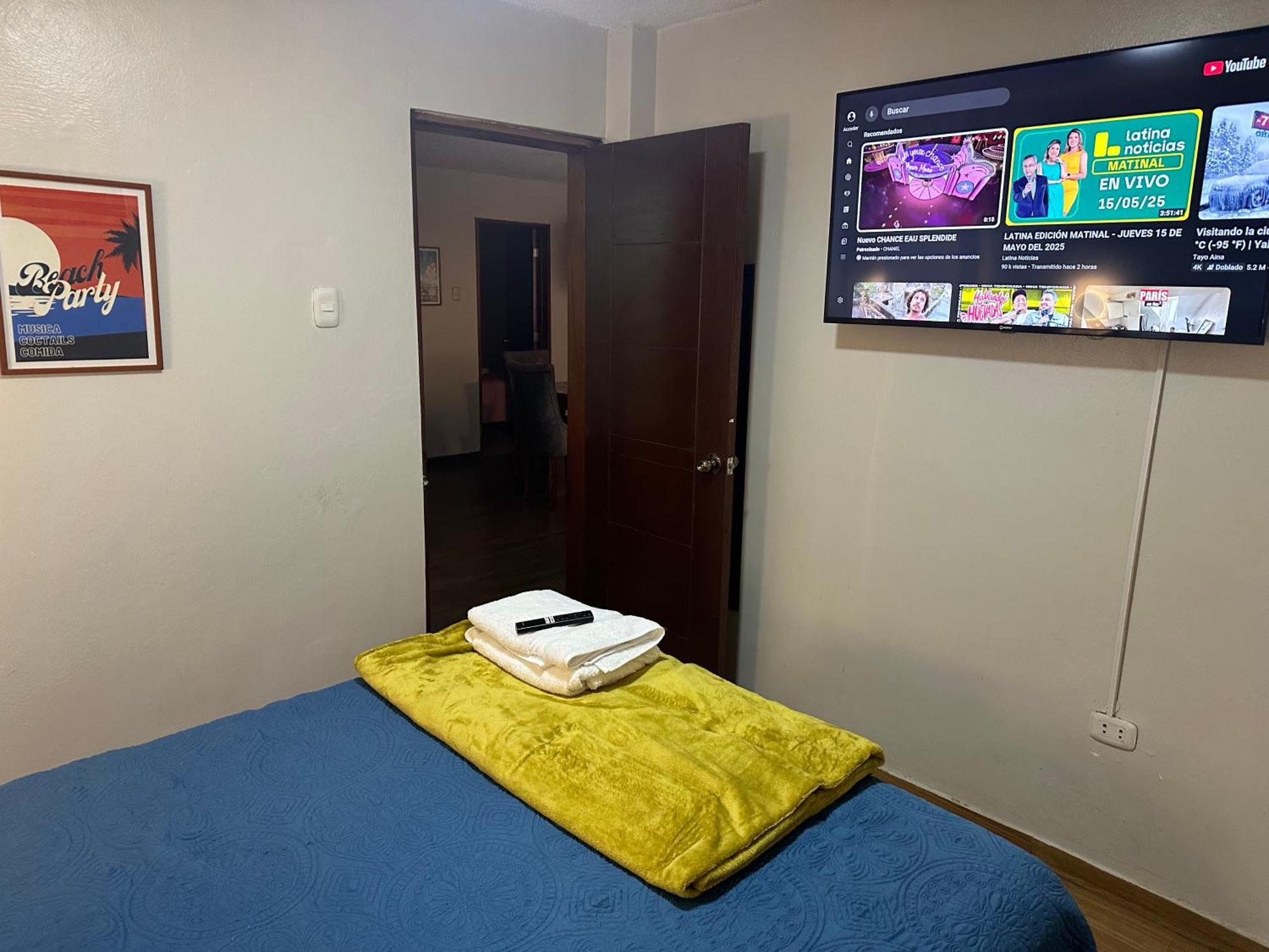 Hermoso Depa Amoblado 3Camas Wifi Terraza Lima Eksteriør bilde